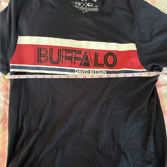 Buffalo David Bitton blue and Red Short Sleeve Tee men’s large - Picture 6 of 7